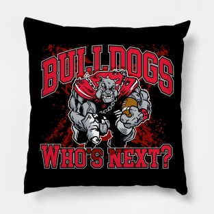 Bulldogs Who's Next? Pillow