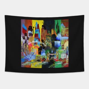 City of London Abstract Painting 845 Tapestry