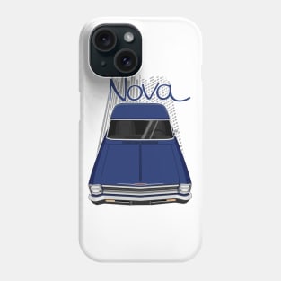 Chevrolet Nova 1966 - 1967 - deepwater blue Phone Case