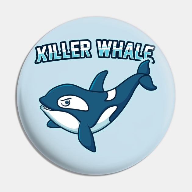 Killer Whale Pin by borneoliveco