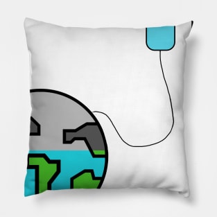 Earth on infusion Pillow