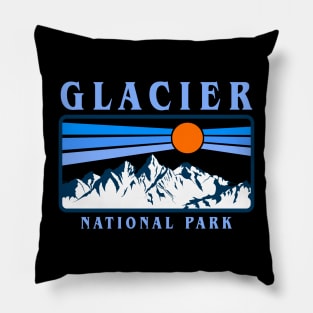 glacier national park Pillow