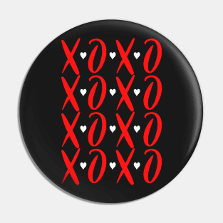 XO Hugs And Kisses Valentine's Day Valentine Hugs and Kisses Pin