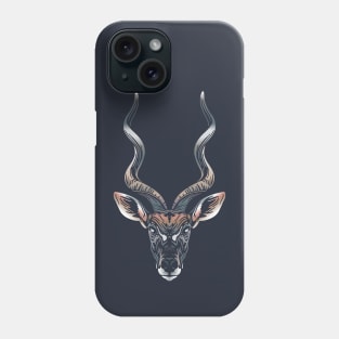 Lesser Kudu Face Phone Case