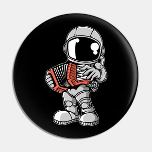 Astronaut Accordion Pin