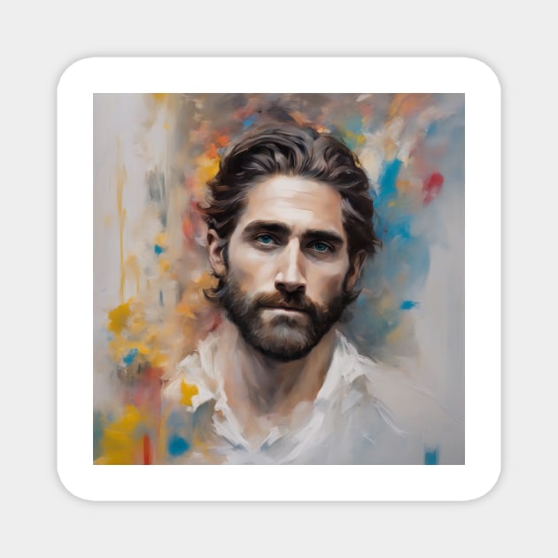 Jake Gyllenhaal`s face Magnet by bogfl