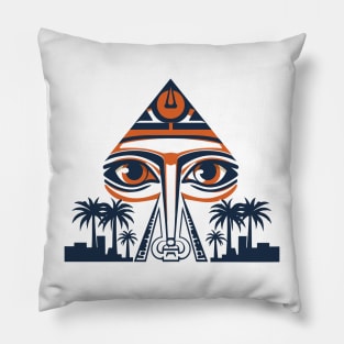 Ancient Egypt Pharaohs, Pyramids, Golden Elegance: Contemporary Twist Pillow