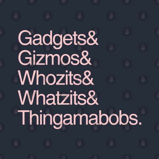 Gadgets and Gizmos Millennial Pink by FandomTrading