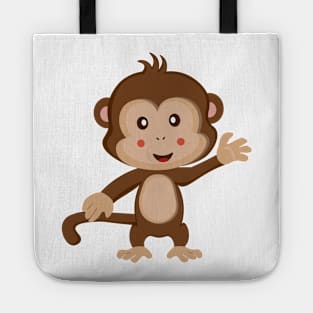 Adorable Cute Monkey Tote