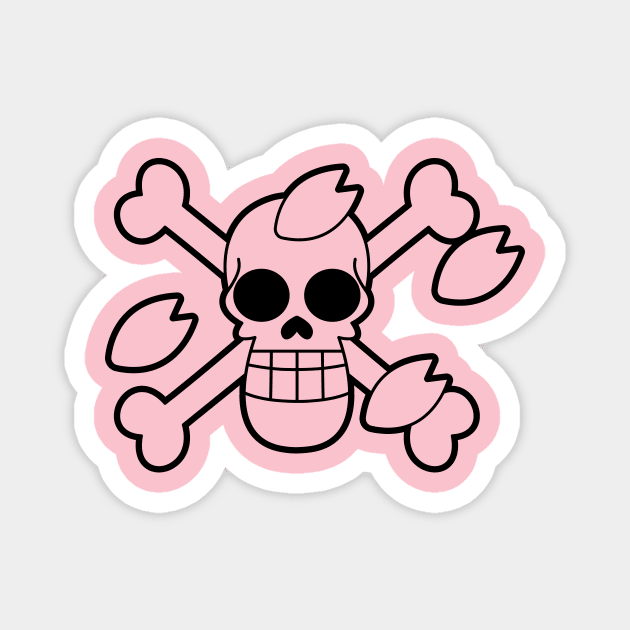 Tony Tony Chopper Jolly Roger 1 Magnet by onepiecechibiproject