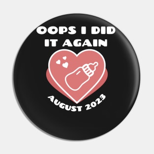 Oops i did it again pregnancy announcement Pin