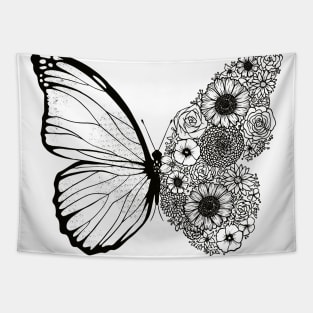 Butterfly Floral Wing - Nature and Gardening Tapestry