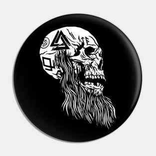 Viking Skull - Side View Pin