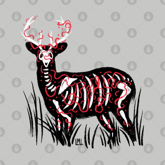 Black Deer by LoudMouthThreads