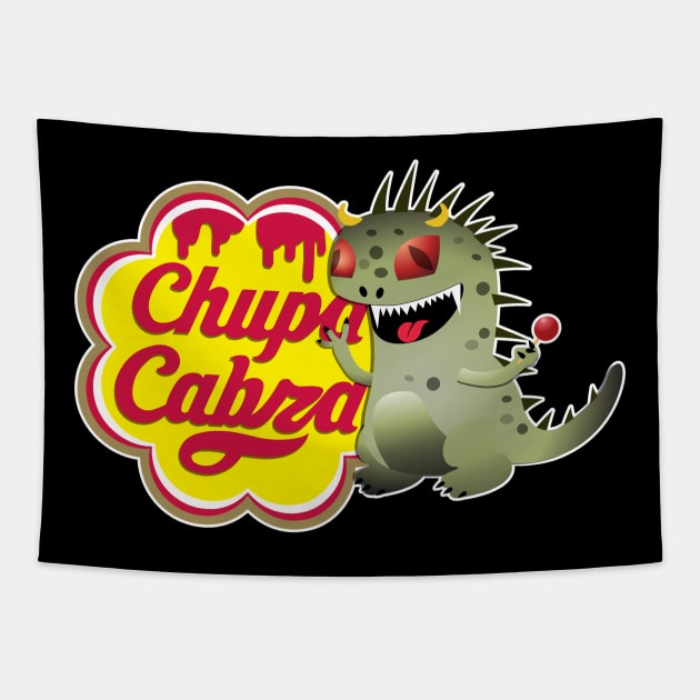 El Chupacabra: The Lovable Goat Sucker Tapestry by spacedust