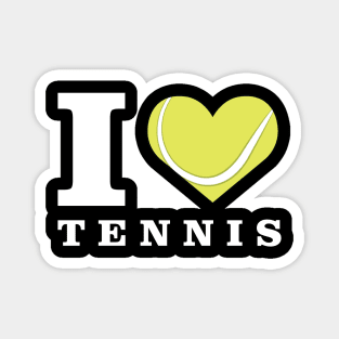 I Love Tennis Magnet