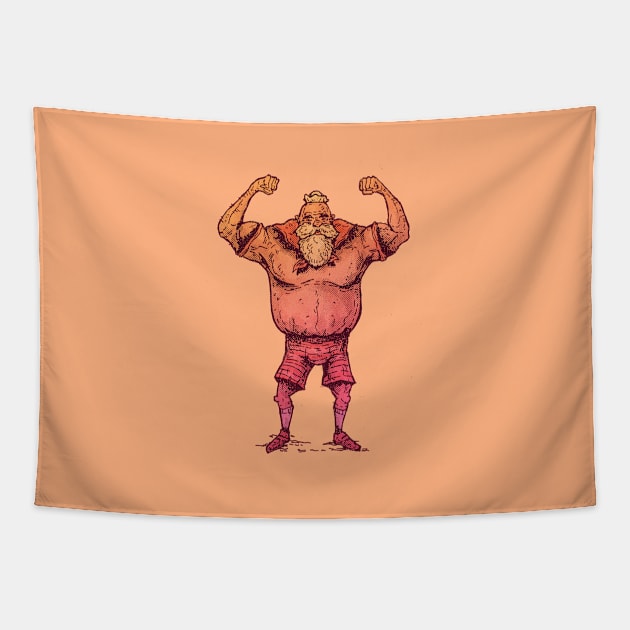 Bulky Sailor Tapestry by Jose Pablo