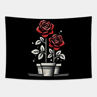 Roses - Flowers Tapestry