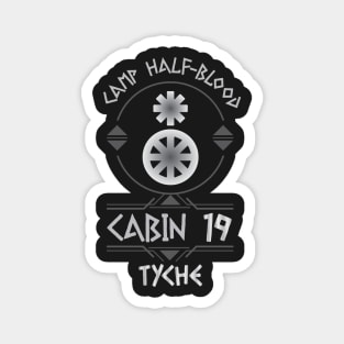 Cabin #19 in Camp Half Blood, Child of Tyche – Percy Jackson inspired design Magnet