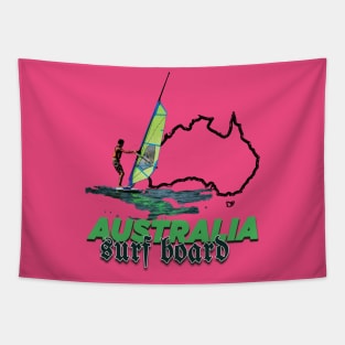 Australia surf board Tapestry