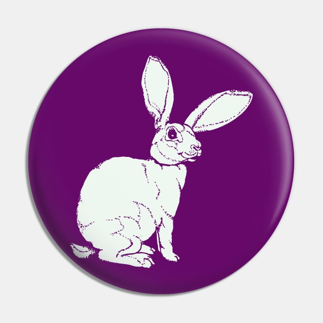 The White Rabbit Pin by artfulfreddy