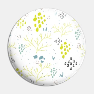 Floral Pattern Pin