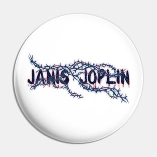Bleeding Roots - Janis Joplin Pin