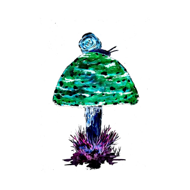 Psychedelic Mushroom by ZeichenbloQ