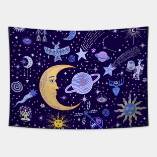 Shaman Magik Celestial Space Tapestry