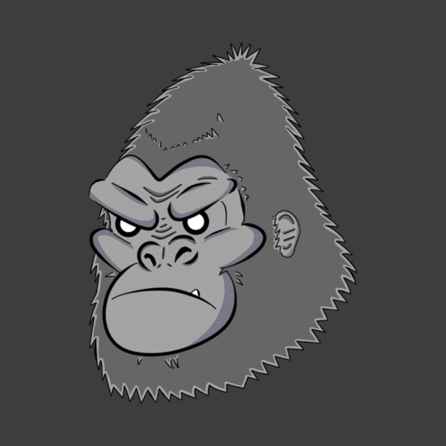 Grey Gorilla by ComicSpider