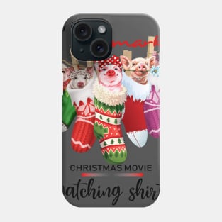 Pig Halllmark Christmast Movie. Phone Case