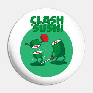 Clash of Sushi Pin