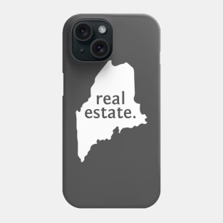 Maine State Real Estate T-Shirt Phone Case