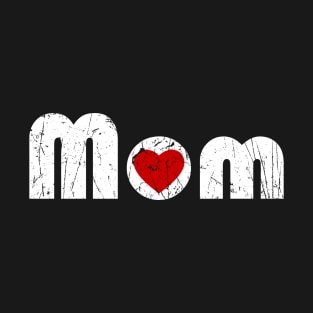 Mom White Logo T-Shirt