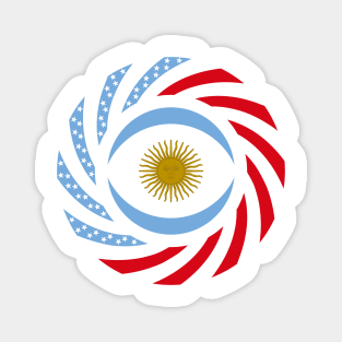 Argentinian American Multinational Patriot Flag Series Magnet