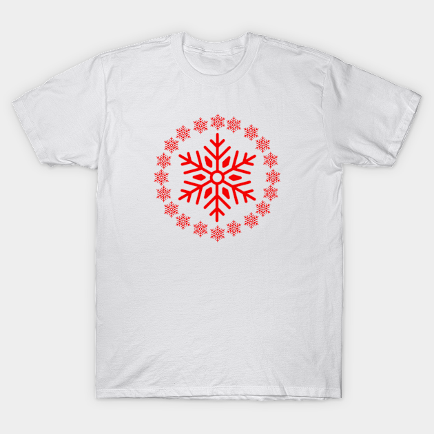 Discover Xmas Snowflakes - Christmas Snowflakes - T-Shirt