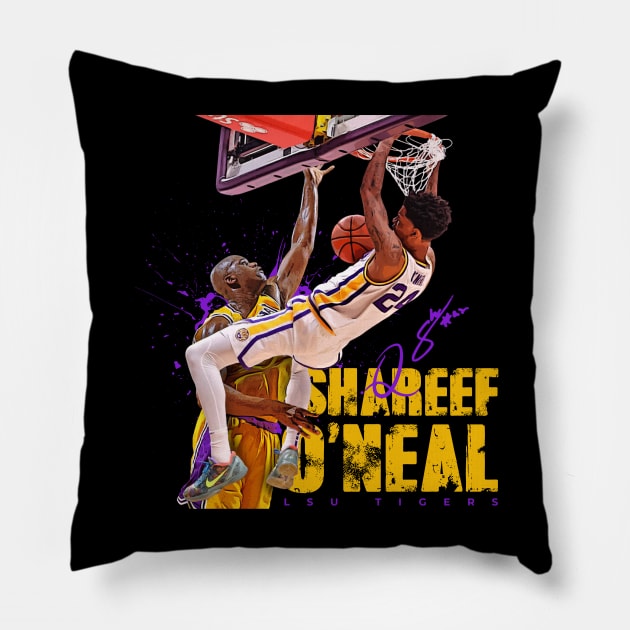 Shaq x Shareef O'neal Pillow by Juantamad