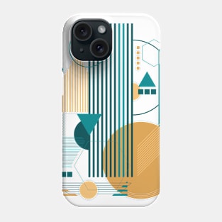 Abstract pattern modern geometric Earth Phone Case