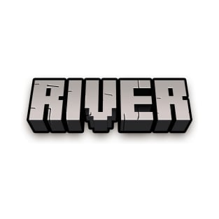 River - Custom Minecraft Nametag T-Shirt