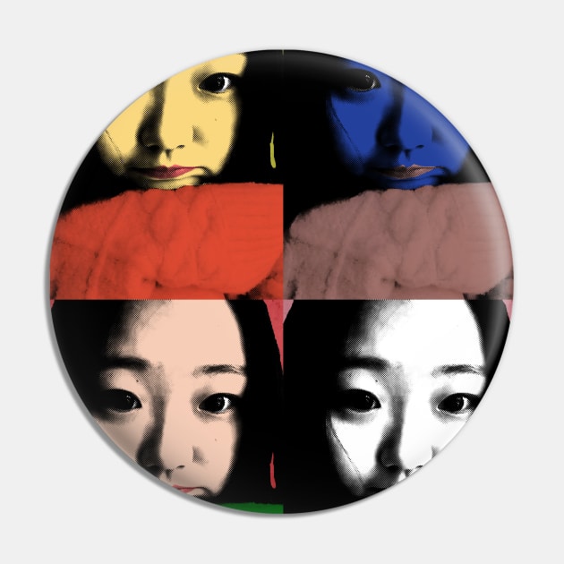 BEAUTIFUL FUNNY ASIAN GIRL POP ART COLOR Pin by NYWA-ART-PROJECT