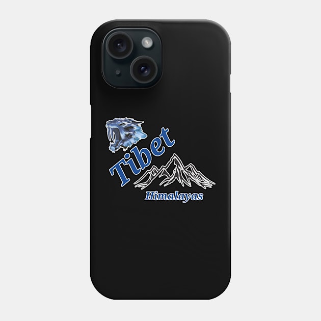 Tibet Himalayas Phone Case by Wild Soul