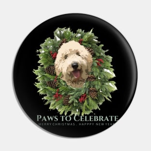 Paws to Celebrate Doodle Pin