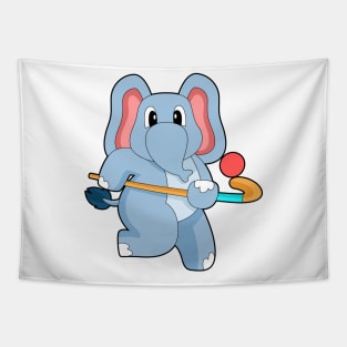 Elephant Hockey Hockey stick Tapestry