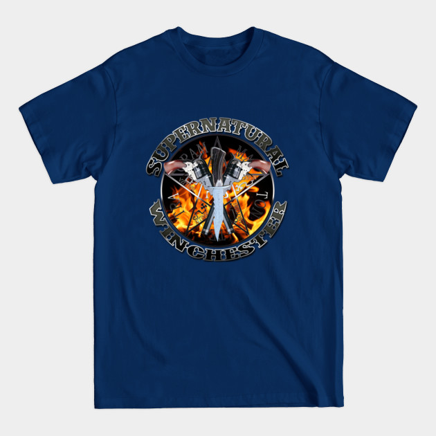 Disover Supernatural Winchester Hell Bound silver - Supernatural Winchester Hell Bound Silv - T-Shirt