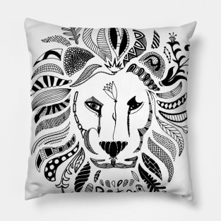 Flower Lion Pillow