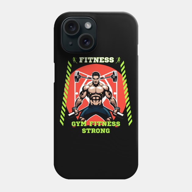 Gym Fitnes Phone Case by sweetvision