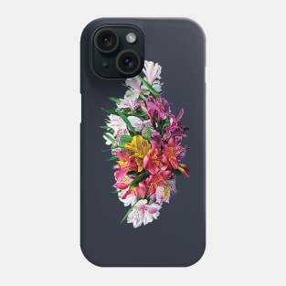 Lilies - Asiatic Lilies Mixed Colors Phone Case