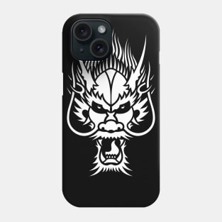 white dragon head Phone Case