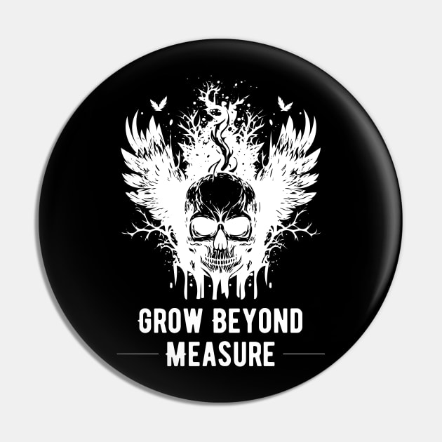 Growth Beyond Measure Pin by GritGains