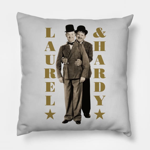 Laurel & Hardy Pillow by PLAYDIGITAL2020